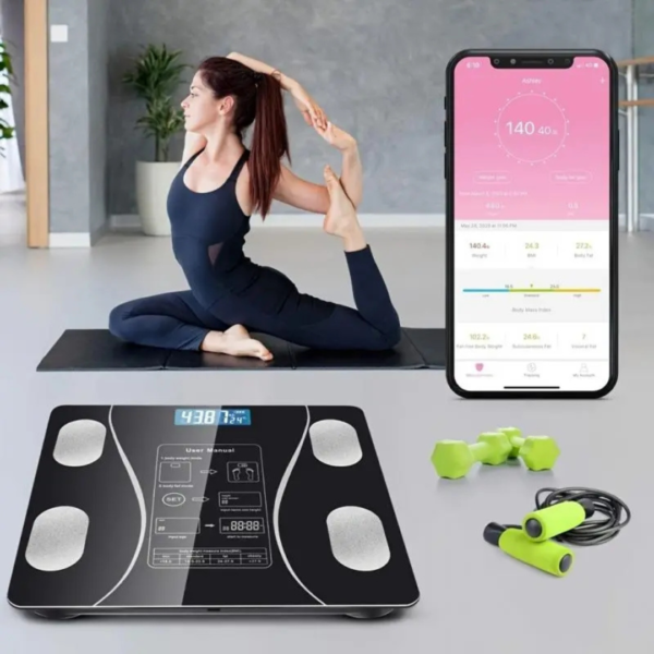 Báscula de vidrio digital con Bluetooth - Imagen 2