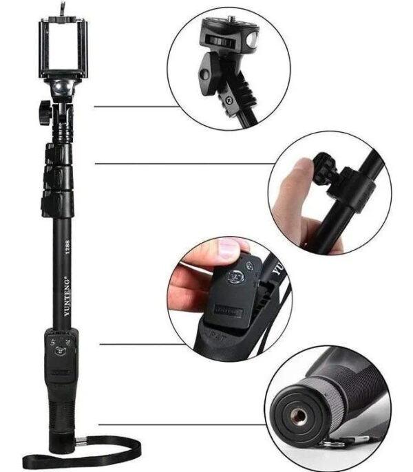 Palo de Selfie Fotografía Monopod - Ligero - Imagen 2