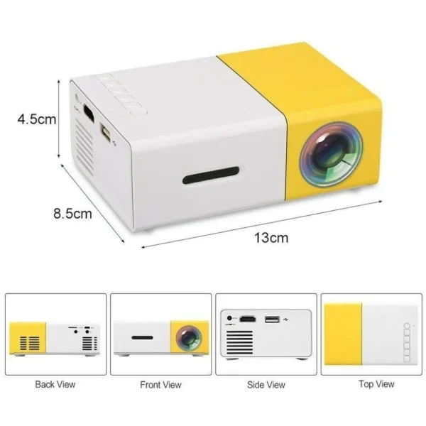 Mini Proyector Led Video Beam yg - Imagen 4