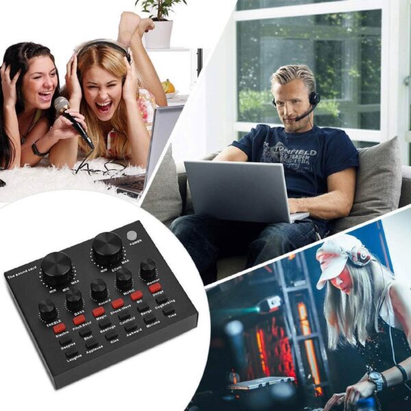 Tarjeta de Sonido con Efectos V8 USB - Imagen 2