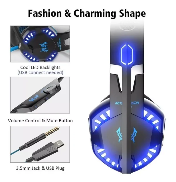 Diadema Audífonos Gamer G 2000 - ¡Definitivo!