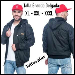 Chaqueta impermeable para tallas grandes