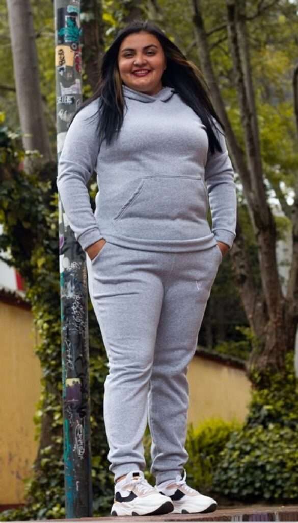 Sudadera de moda en talla plus para mujer