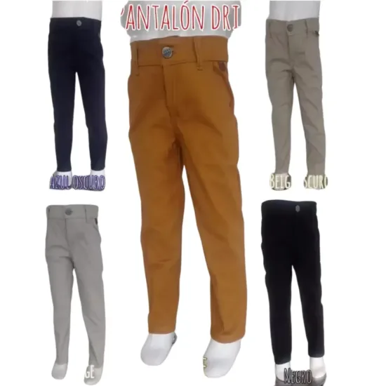 pantalon drill para niño