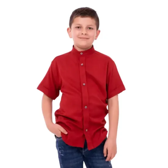 camisa manga corta niño