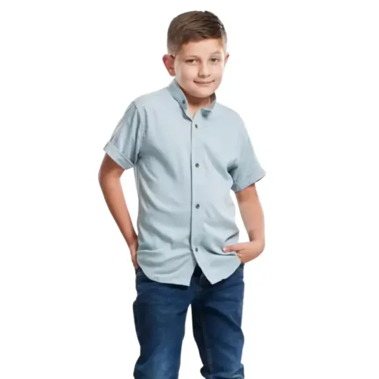 camisa manga corta niño