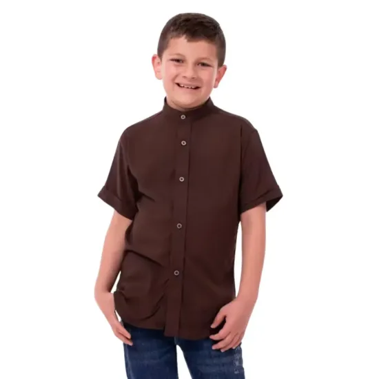 camisa manga corta niño