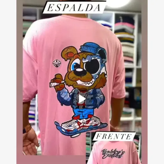 camiseta oversize bobby exotics