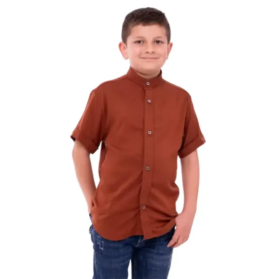 camisa manga corta niño