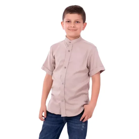 camisa manga corta niño