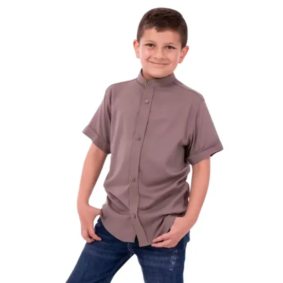 camisa manga corta niño